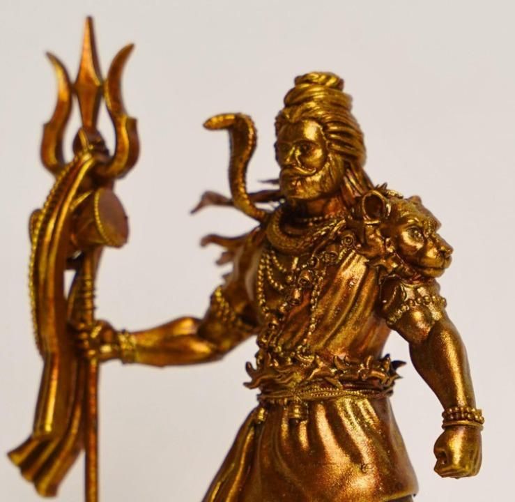 Shiva Statue Car Dashboard Idol